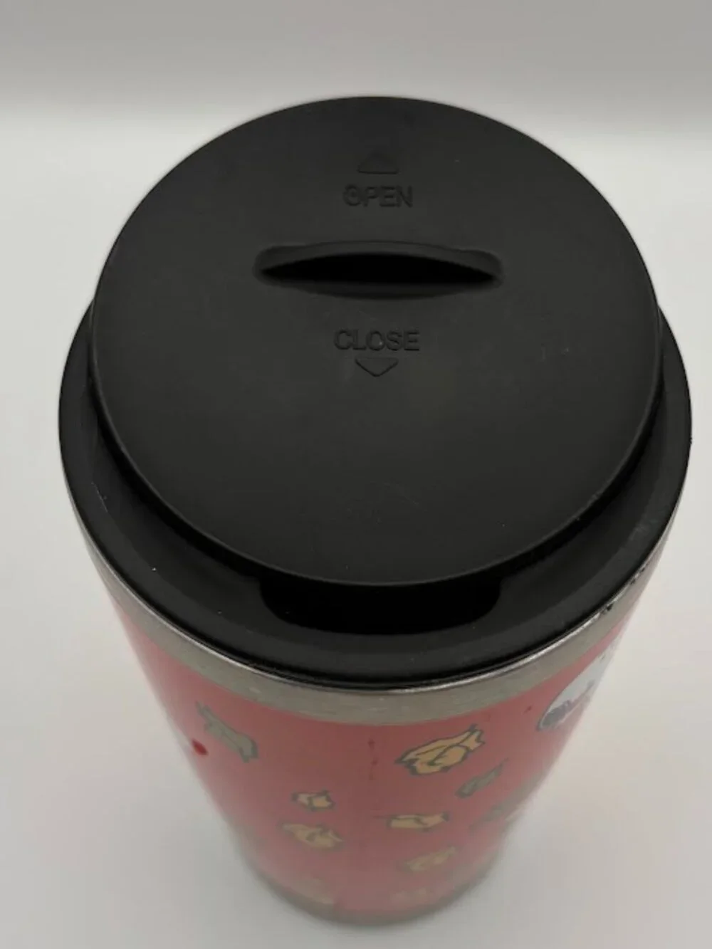 GIBSON PEANUTS SNOOP AUTUMN LEAVES TUMBLER RED